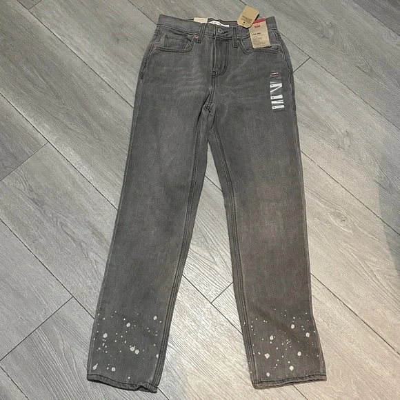 NWT Free People LEVI'S Low Pro Straight Loose Fit Jeans 90's Women's 24 - Picture 2 of 7